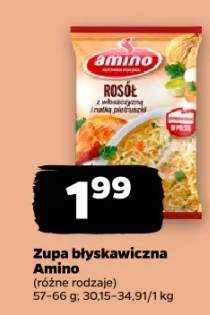Zupa błyskawiczna Amino rosół z włoszczyzną i natką pietruszki