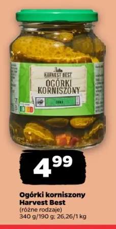 Ogórki korniszony Harvest Best
