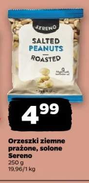Orzeszki ziemne prażone solone Sereno