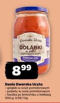 Danie Dworska Uczta gołąbki w sosie pomidorowym