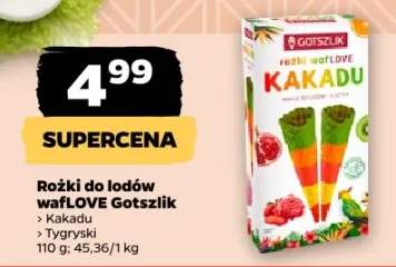 Rożki do lodów wafLOVE Tygryski Gotszlik