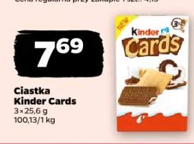 Ciastka Kinder Cards