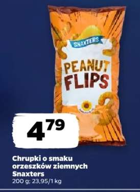 Chrupki o smaku orzeszków ziemnych Snaxters