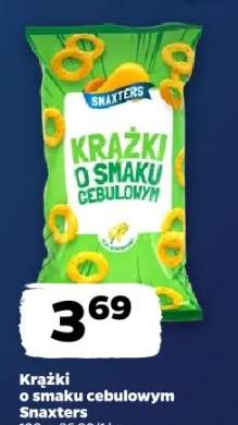 Krążki o smaku cebulowym Snaxters