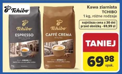 Kawa ziarnista Tchibo Caffè Crema Intenso
