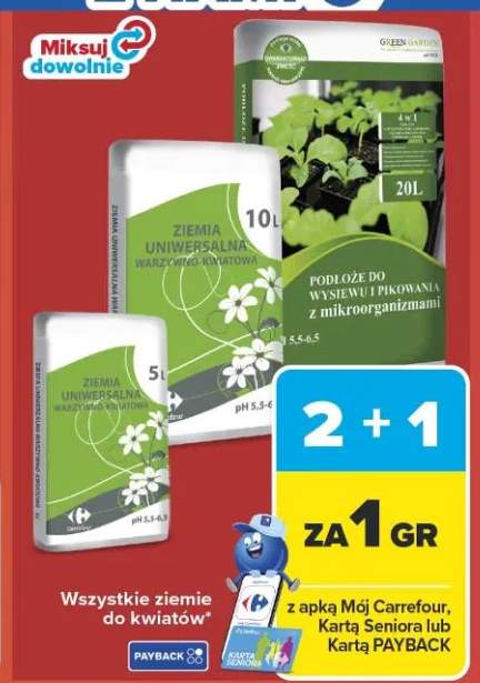 Ziemia uniwersalna warzywno-kwiatowa Green Garden