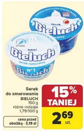 Serek do smarowania Bieluch naturalny