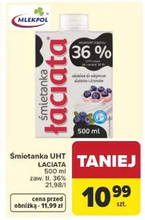 Śmietanka UHT Łaciata 36%