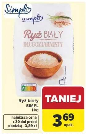 Ryż biały długoziarnisty Simpl