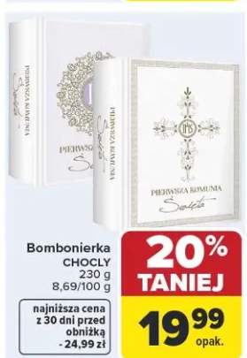 Bombonierka Chocly Pierwsza Komunia Święta