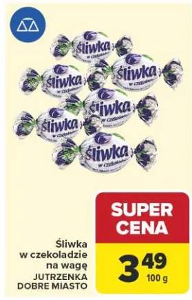 Śliwka w czekoladzie na wagę Jutrzenka Dobre Miasto