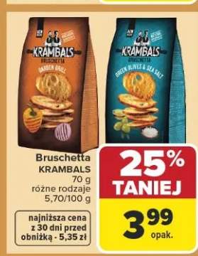 Bruschetta Krambals Garden Grill