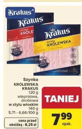 Szynka Królewska Krakus drobiowa