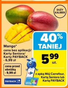 Mango duży kaliber