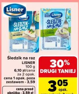 Śledzik na raz Lisner