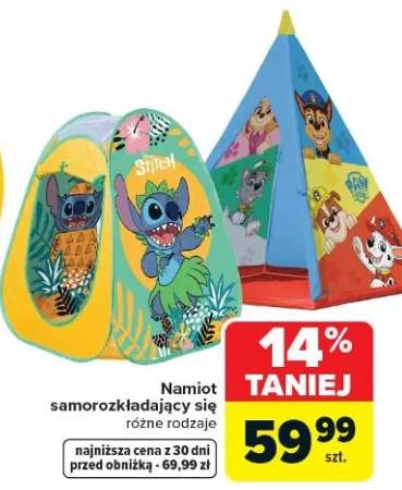 Namiot samorozkładający się