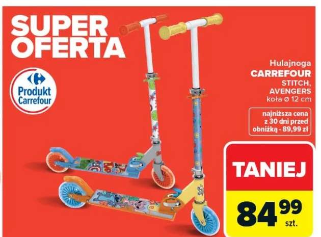 Hulajnoga Carrefour Avengers koła Ø12cm