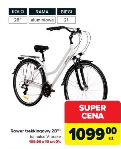 Rower trekkingowy 28" hamulce V-brake