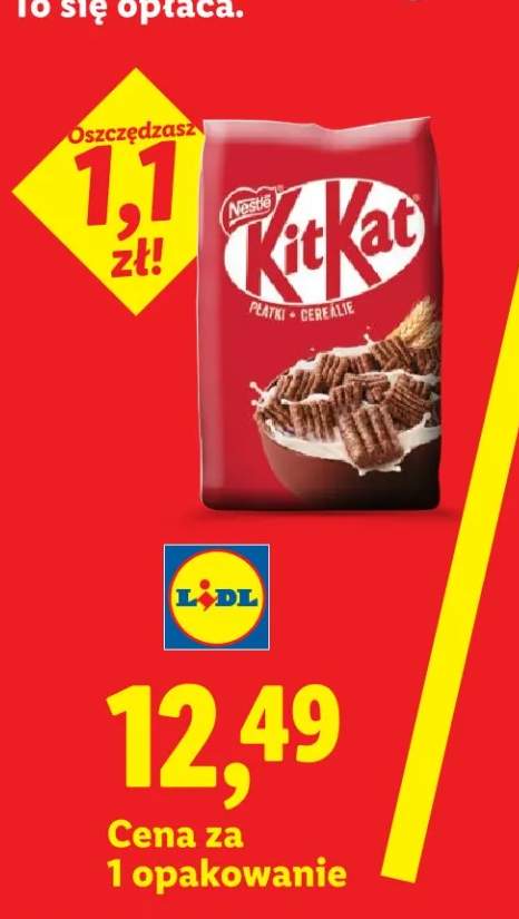 Płatki śniadaniowe KitKat Nestlé