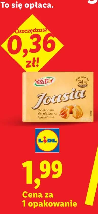 Margaryna Joasia Vita D'or do pieczenia i smażenia