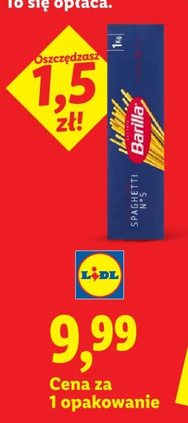 Makaron spaghetti Barilla N°5