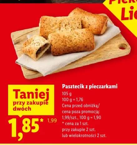 Pasztecik z pieczarkami Piekarnia Lidla