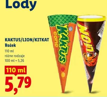 Lody Rożek Kaktus