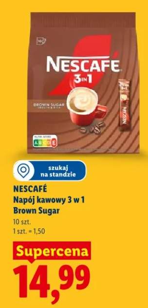 Napój kawowy 3 w 1 Brown Sugar Nescafé