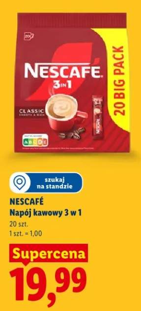Napój kawowy 3 w 1 Classic Nescafé Big Pack