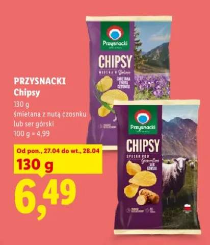 Chipsy ser górski Przysnacki
