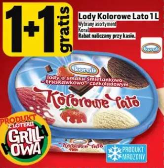 Lody Kolorowe Lato Koral