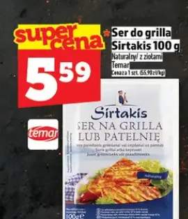 Ser do grilla Sirtakis naturalny z ziołami Temar