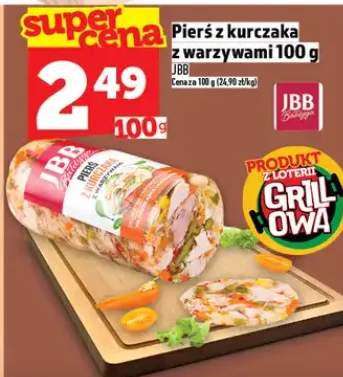 Pierś z kurczaka z warzywami JBB