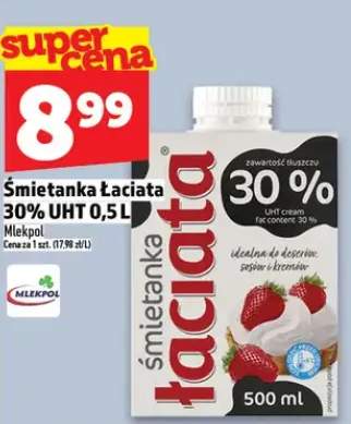 Śmietanka Łaciata 30% UHT