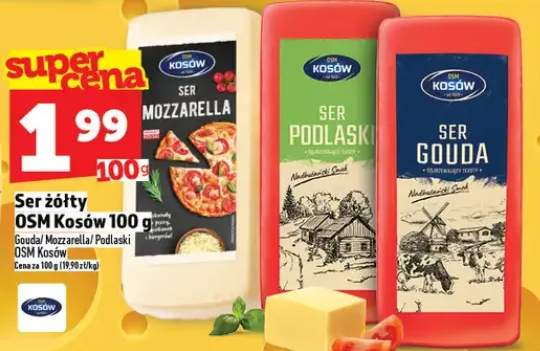 Ser żółty Mozzarella OSM Kosów