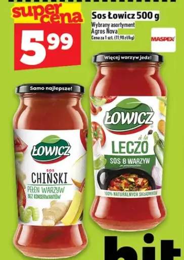 Sos chiński Łowicz pełen warzyw bez konserwantów