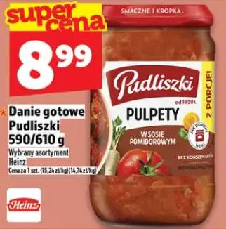 Danie gotowe Pudliszki pulpety w sosie pomidorowym