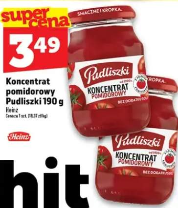 Koncentrat pomidorowy Pudliszki