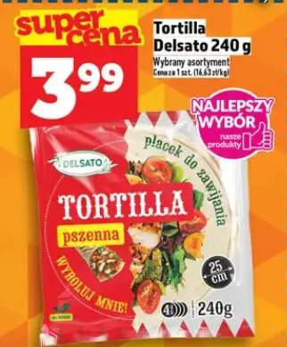 Tortilla pszenna Delsato