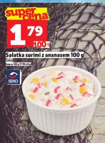 Sałatka surimi z ananasem Seko