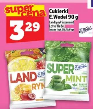 Cukierki E.Wedel Landryny Supermint Lotte Wedel