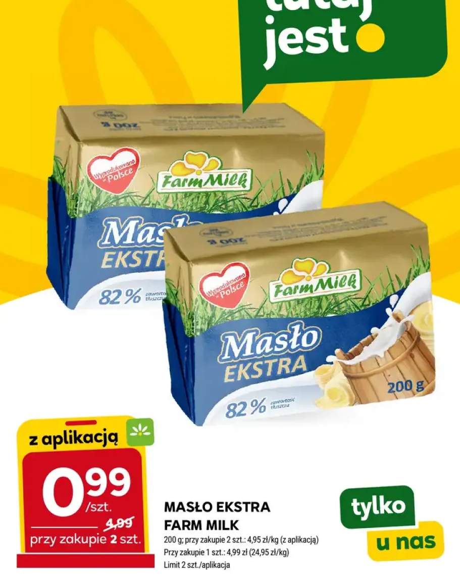 Masło ekstra Farm Milk