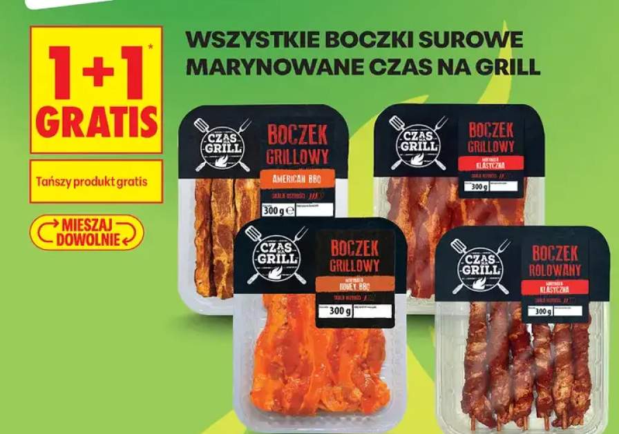 Boczek grillowy marynata American BBQ