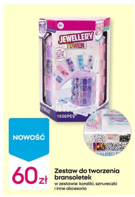 Zestaw do tworzenia bransoletek Jewellery Tower 1600szt