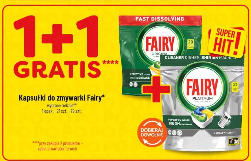 Kapsułki do zmywarki Fairy Platinum All in One