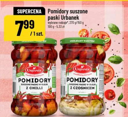 Pomidory suszone paski Urbanek z chilli
