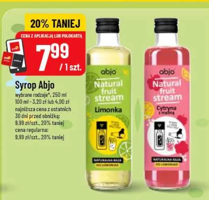 Syrop Abjo Cytryna z maliną