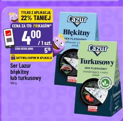Ser pleśniowy Lazur Błękitny