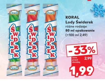 Lody Świderek Koral