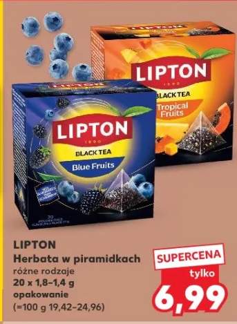 Herbata w piramidkach Black Tea Tropical Fruits Lipton